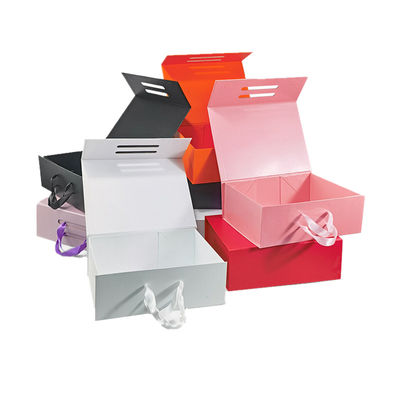 ποιότητας  Custom Logo Printed Foldable Garment Paper Clothing Packaging Box Handmade Magnetic Closure Foldable Gift Boxes εργοστάσιο